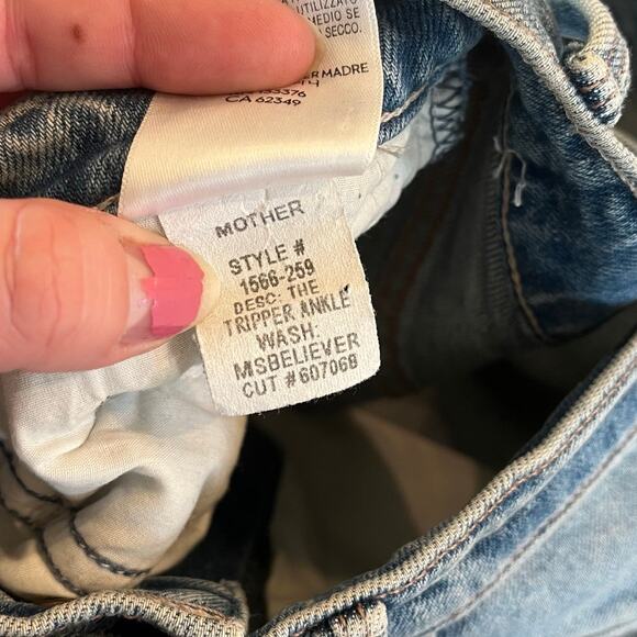 Mother The Tripper Ankle Jean in Misbeliever size 26 - Picture 9 of 15